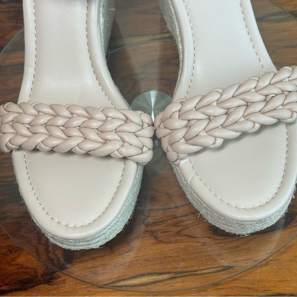 BP Goldie Braided Wedge Sandal in beige sand - Picture 10 of 14